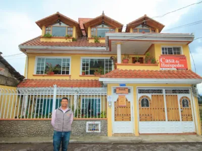 Search and Stay destination Otavalo, Imbabura - Ecuador from AU$ 40. Casa de Luis with lake San Pablo views - Room 2