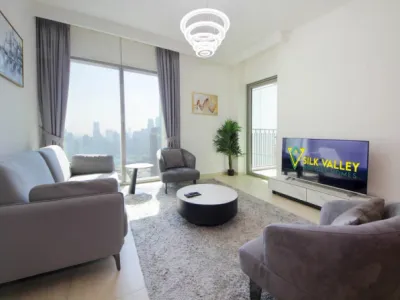 Search and Stay destination Downtown Dubai, Dubai - United Arab Emirates from AU$ 5,000. Silk Valley - Furnished 2B with Downtown Views | Burj Khalifa View