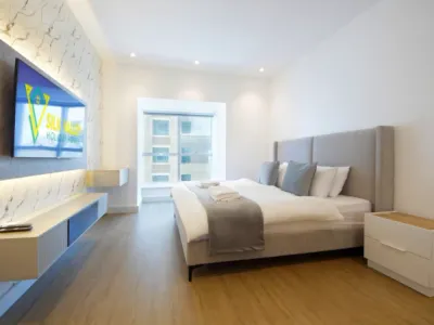 Search and Stay destination Dubai, Dubai - United Arab Emirates from AU$ 5,800. Spacious 1-Bedroom with Sea View | Mins to Tram