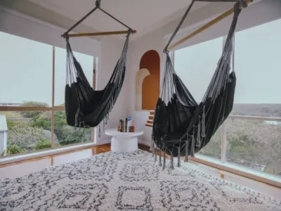 Search and Stay destination Port Campbell, VIC - Australia from AU$ 270. The Hangout, King Bed and Hammock Chairs with a View