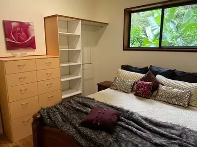 Search and Stay destination Malanda, QLD - Australia from AU$ 800. Figtree Getaway Fireplace Cabin