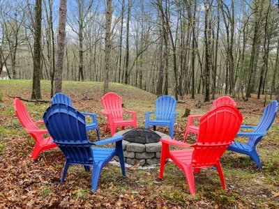 Search and Stay destination East Stroudsburg, PA - United States from AU$ 310. Tranquil Pocono Getaway w/Hot Tub, Game Room and Firepit!
