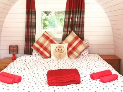 Search and Stay destination Nantmel, Wales - United Kingdom from AU$ 416. Hedgehog Glamping Pod with Hot Tub