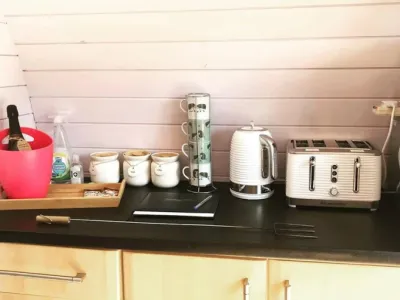 Search and Stay destination Nantmel, Wales - United Kingdom from AU$ 416. Hedgehog Glamping Pod with Hot Tub