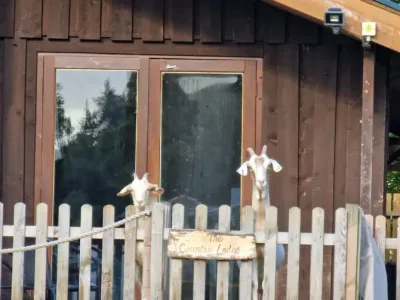 Search and Stay destination Nantmel, Wales - United Kingdom from AU$ 416. Swiss Country Lodge with Hot Tub