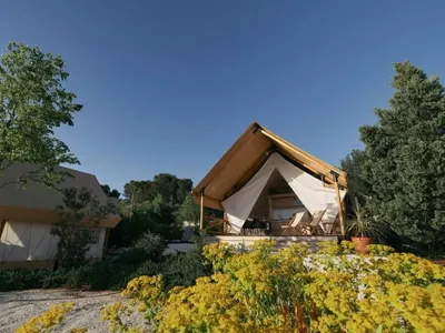 Search and Stay destination IJhorst, OV - Netherlands from AU$ 475. Glampingtent 6