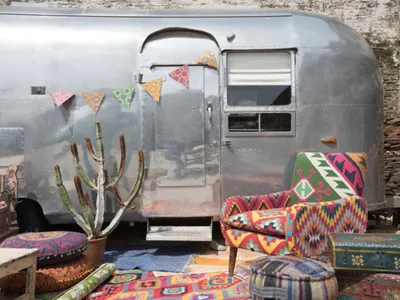 Search and Stay destination Kingsbridge, England - United Kingdom from AU$ 229. Airstream Caravan Near Beach South Devon Hot Tub