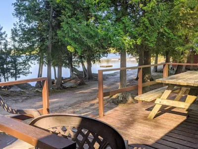Search and Stay destination Nipissing, ON - Canada from AU$ 254. Trendy, Mid-Century Styled Cottage on Sand Beach
