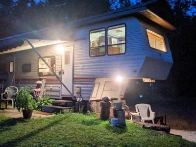 Search and Stay destination Nipissing, ON - Canada from AU$ 107. Cute and Cozy Summer Trailer by the Water